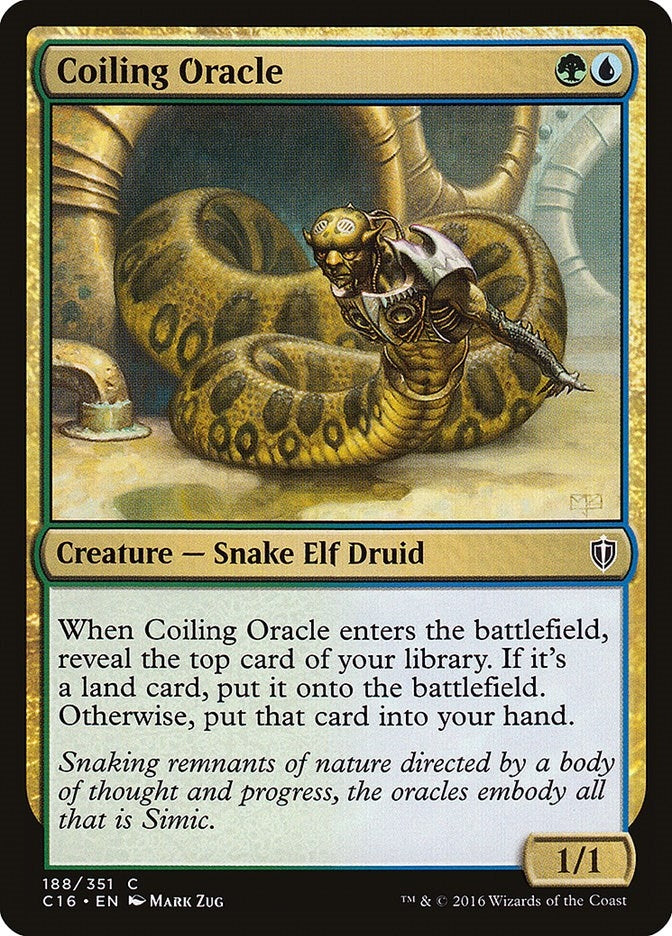 Image for Coiling Oracle (188) (Commander 2016) - Magic: The Gathering