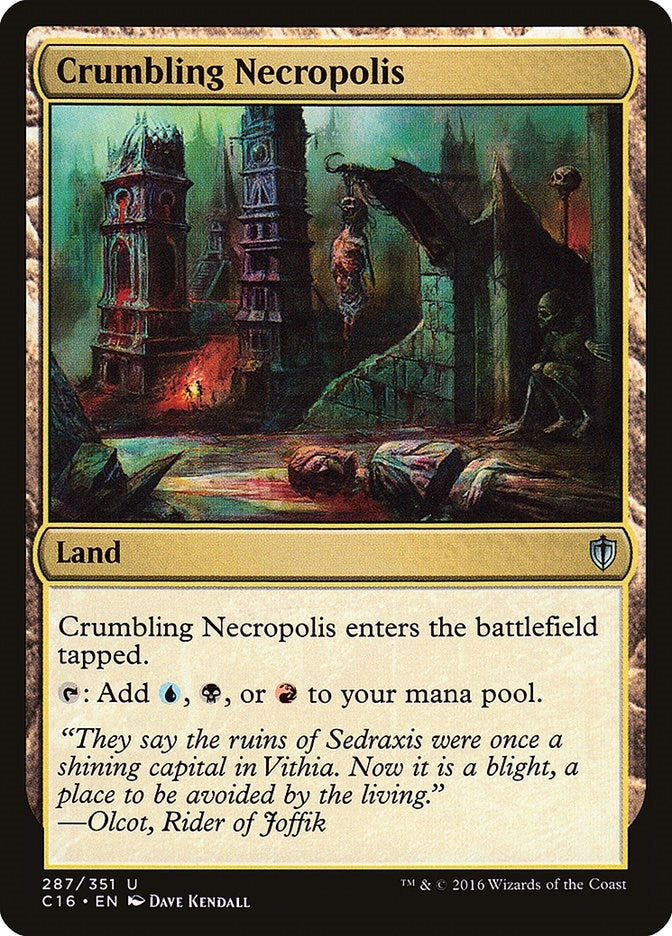 Image for Crumbling Necropolis (287) (Commander 2016) - Magic: The Gathering
