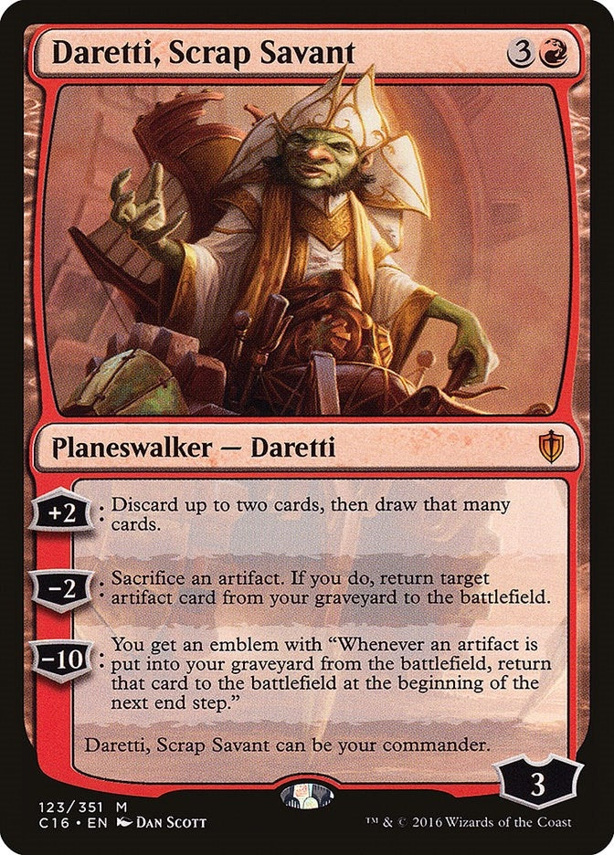 Daretti, Scrap Savant (123) (Commander 2016)
