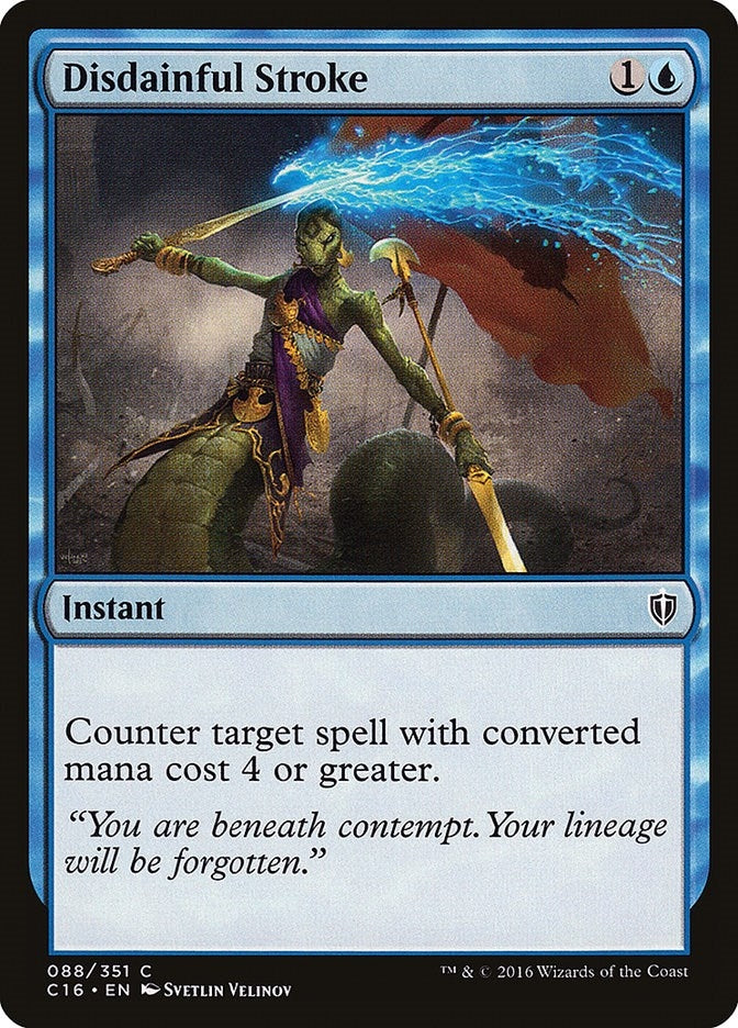 Image for Disdainful Stroke (88) (Commander 2016) - Magic: The Gathering