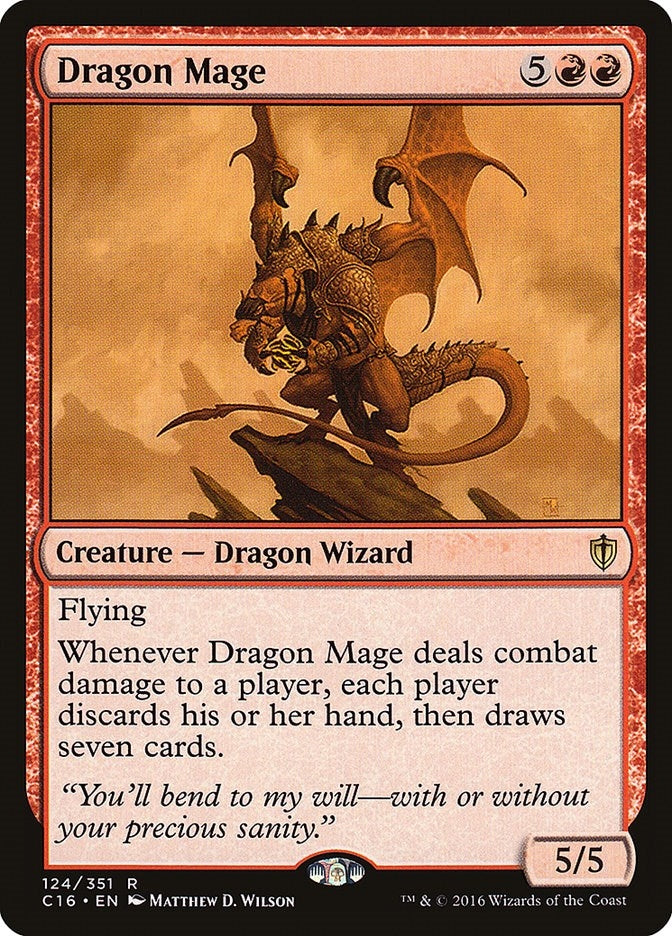 Image for Dragon Mage (124) (Commander 2016) - Magic: The Gathering
