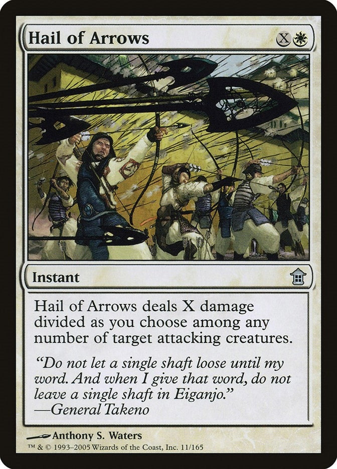 Image for Hail of Arrows (11) (Saviors of Kamigawa) (SOK) - Magic: The Gathering