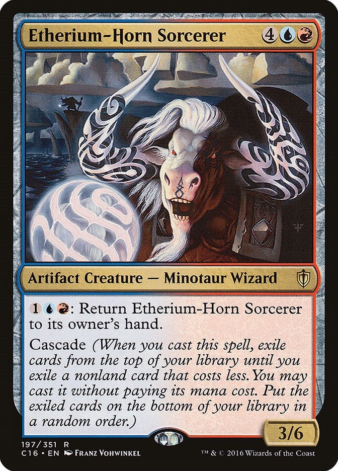 Image for Etherium-Horn Sorcerer (197) (Commander 2016) - Magic: The Gathering