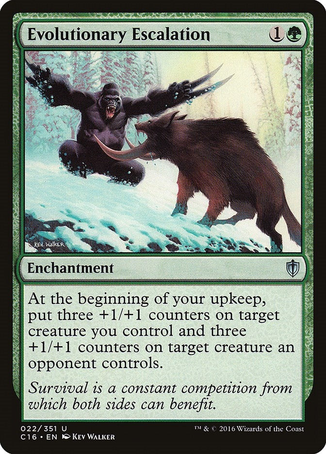 Image for Evolutionary Escalation (22) (Commander 2016) - Magic: The Gathering