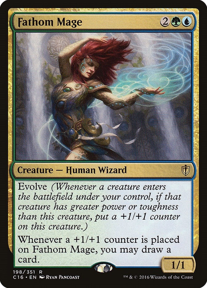 Image for Fathom Mage (198) (Commander 2016) - Magic: The Gathering