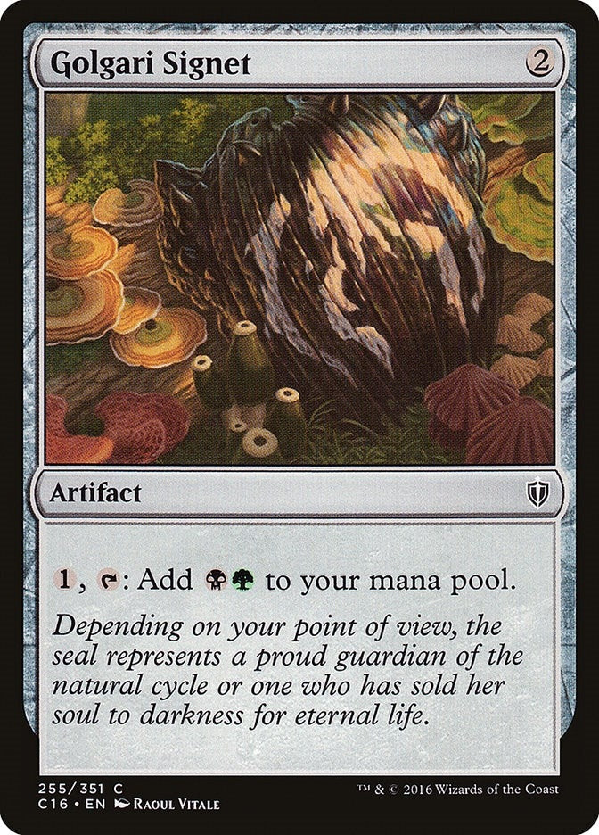 Image for Golgari Signet (255) (Commander 2016) - Magic: The Gathering