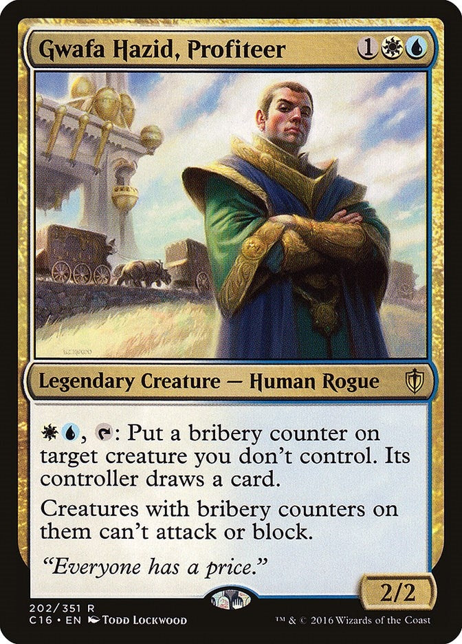 Image for Gwafa Hazid, Profiteer (202) (Commander 2016) - Magic: The Gathering