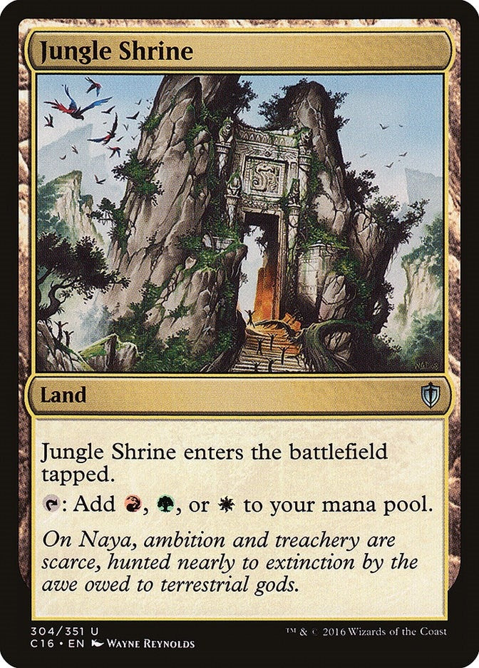 Jungle Shrine (304) (Commander 2016)