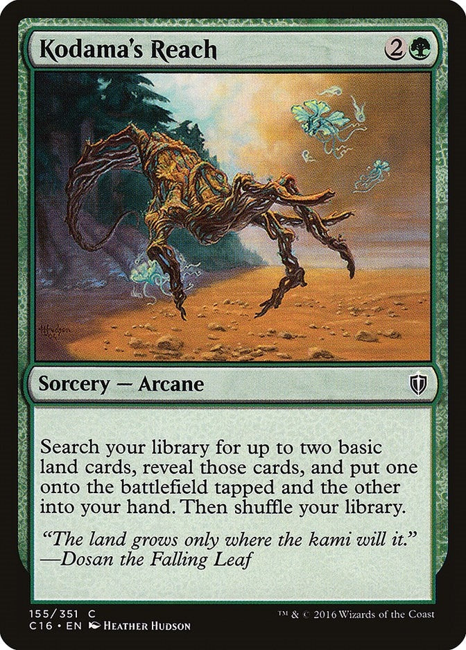 Image for Kodama's Reach (155) (Commander 2016) - Magic: The Gathering