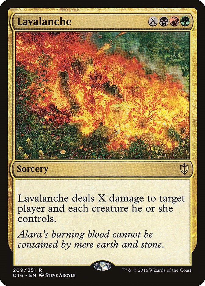 Image for Lavalanche (209) (Commander 2016) - Magic: The Gathering