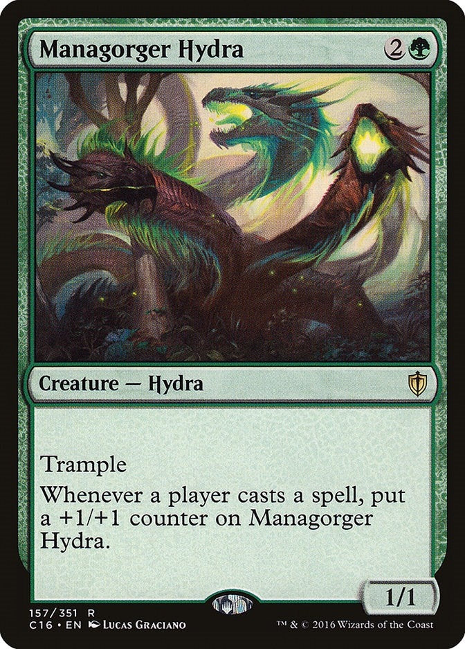 Image for Managorger Hydra (157) (Commander 2016) - Magic: The Gathering