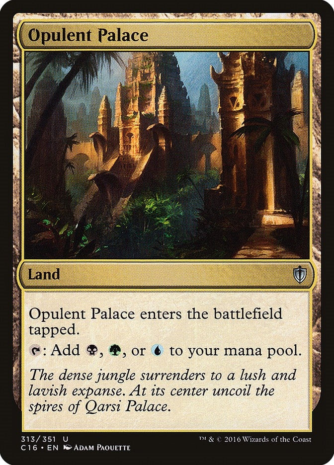 Image for Opulent Palace (313) (Commander 2016) - Magic: The Gathering