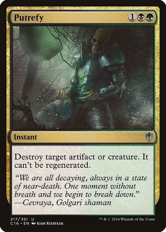 Image for Putrefy (217) (Commander 2016) - Magic: The Gathering
