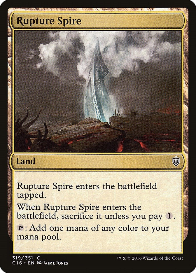 Image for Rupture Spire (319) (Commander 2016) - Magic: The Gathering