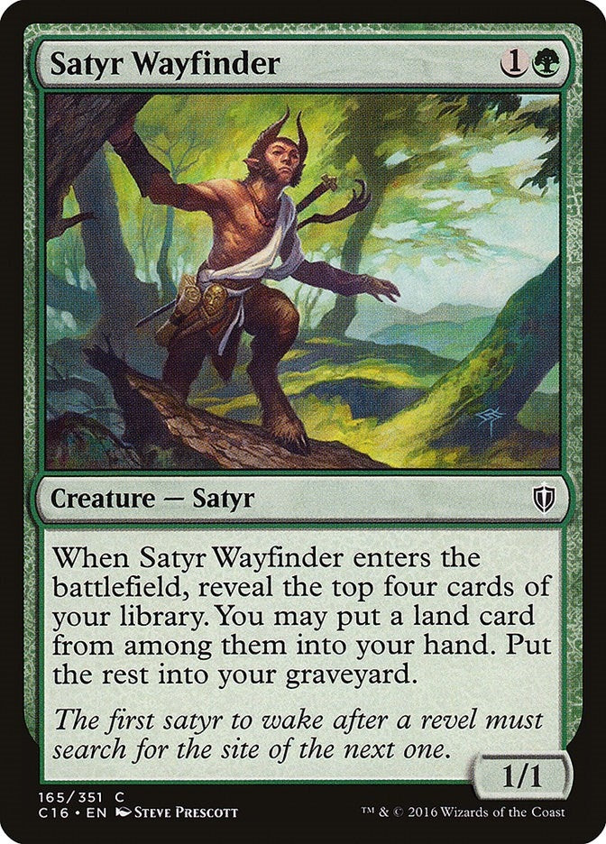 Image for Satyr Wayfinder (165) (Commander 2016) - Magic: The Gathering
