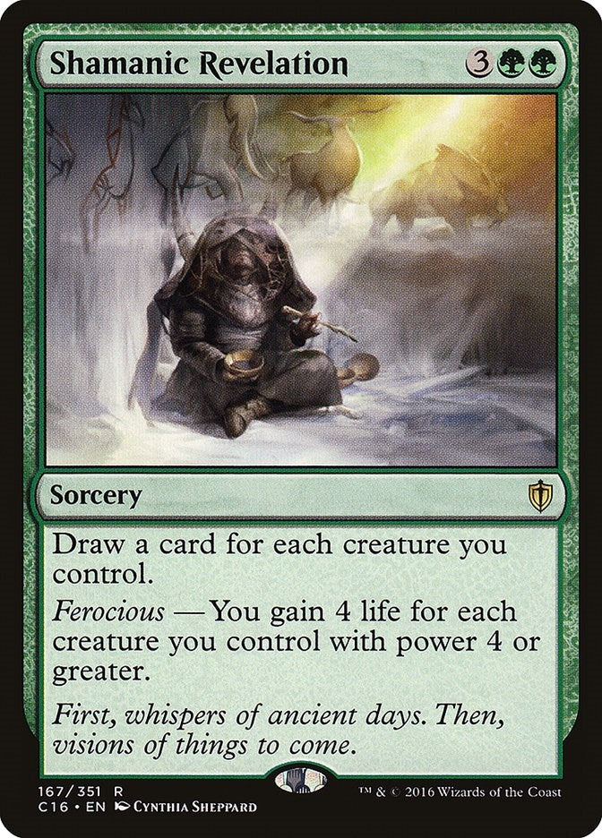 Image for Shamanic Revelation (167) (Commander 2016) - Magic: The Gathering