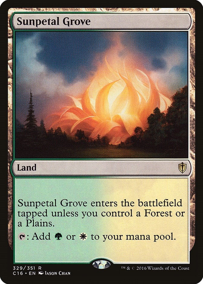 Image for Sunpetal Grove (329) (Commander 2016) - Magic: The Gathering