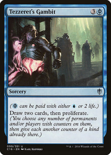 Image for Tezzeret's Gambit (99) (Commander 2016) - Magic: The Gathering