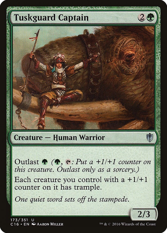 Image for Tuskguard Captain (173) (Commander 2016) - Magic: The Gathering