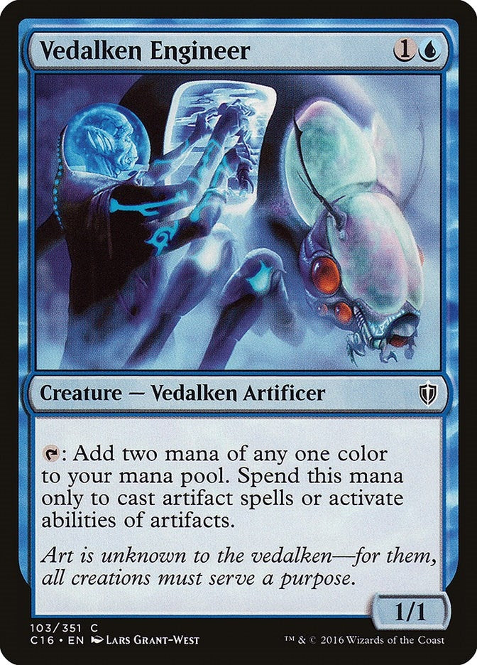 Vedalken Engineer (103) (Commander 2016)
