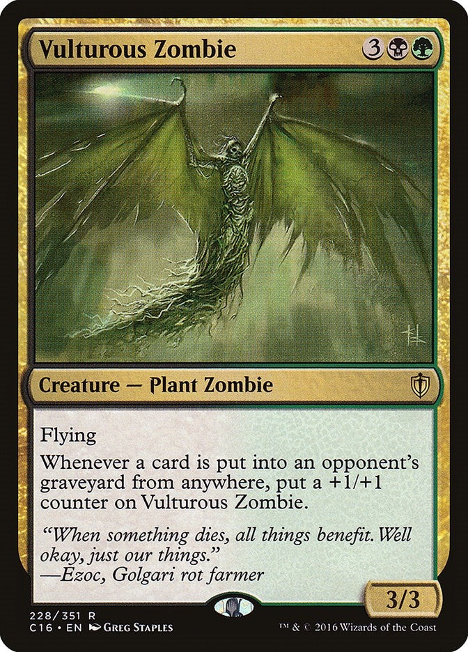 Image for Vulturous Zombie (228) (Commander 2016) - Magic: The Gathering