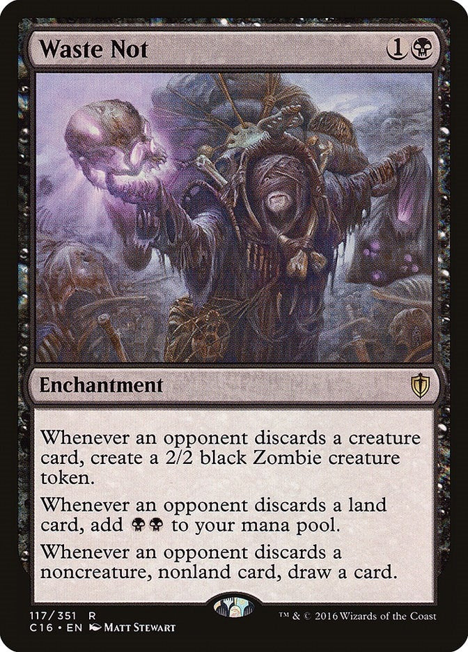Image for Waste Not (117) (Commander 2016) - Magic: The Gathering