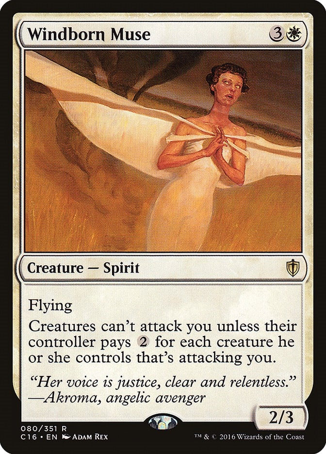 Image for Windborn Muse (80) (Commander 2016) - Magic: The Gathering