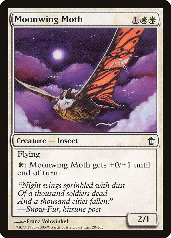 Image for Moonwing Moth (20) (Saviors of Kamigawa) (SOK) - Magic: The Gathering