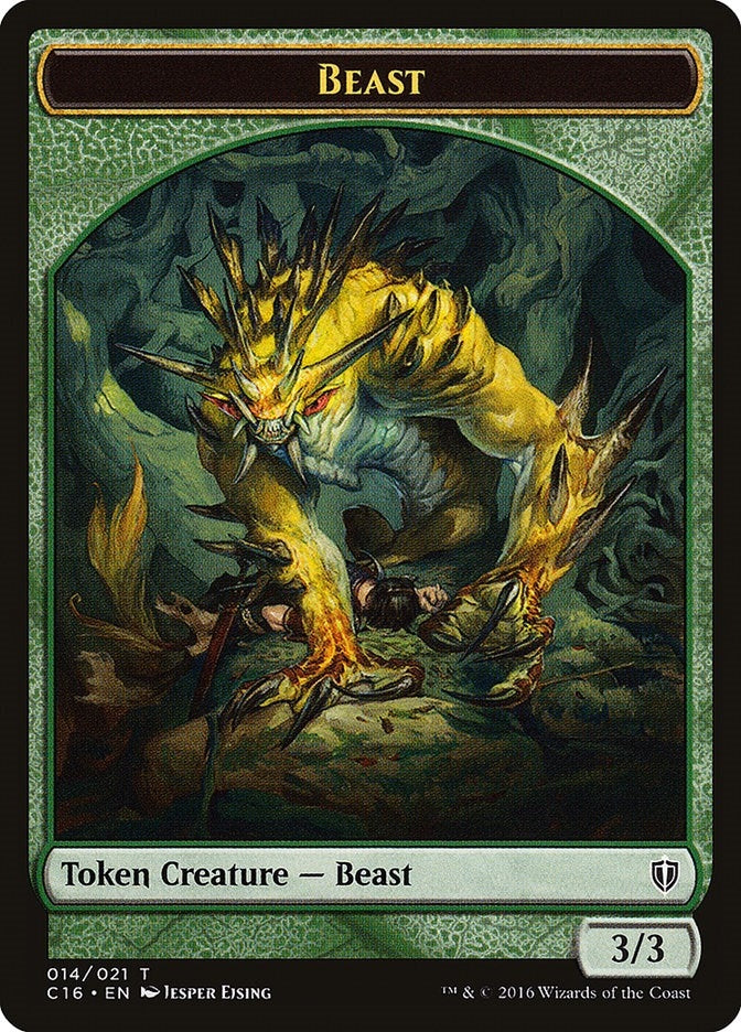 Beast // Ogre Double-Sided Token (14 // 13) (Commander 2016)