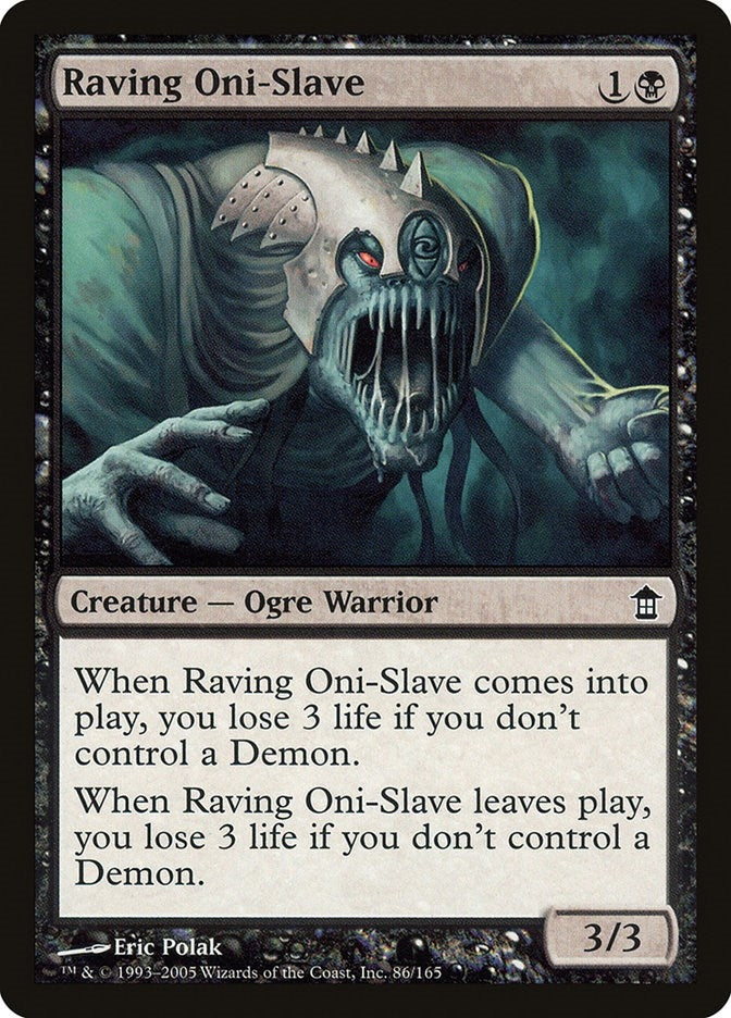 Image for Raving Oni-Slave (86) (Saviors of Kamigawa) (SOK) - Magic: The Gathering