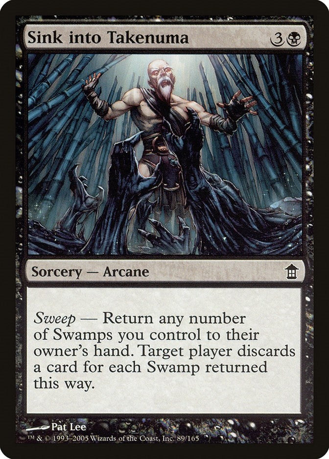 Image for Sink into Takenuma (89) (Saviors of Kamigawa) (SOK) - Magic: The Gathering