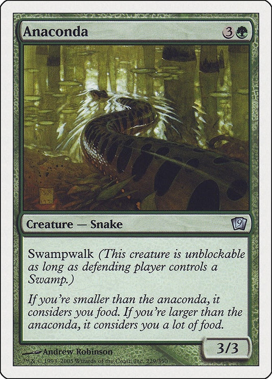 Image for Anaconda (229) (9th Edition) - Magic: The Gathering