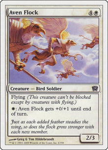 Image for Aven Flock (4) (9th Edition) - Magic: The Gathering