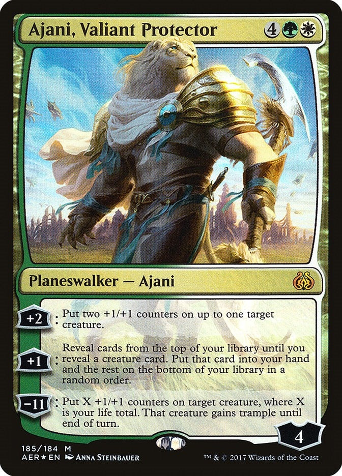 Image for Ajani, Valiant Protector (185) (Aether Revolt) - Magic: The Gathering