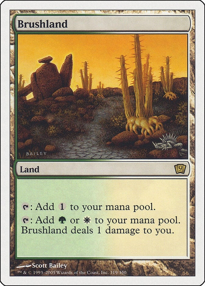 Image for Brushland (319) (9th Edition) - Magic: The Gathering