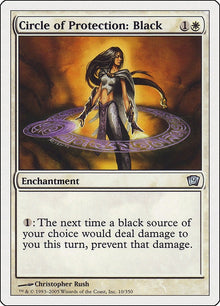 Image for Circle of Protection: Black (10) (9th Edition) - Magic: The Gathering