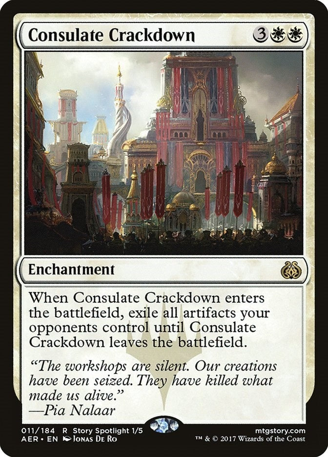 Image for Consulate Crackdown (11) (Aether Revolt) - Magic: The Gathering