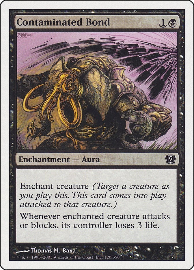 Image for Contaminated Bond (120) (9th Edition) - Magic: The Gathering