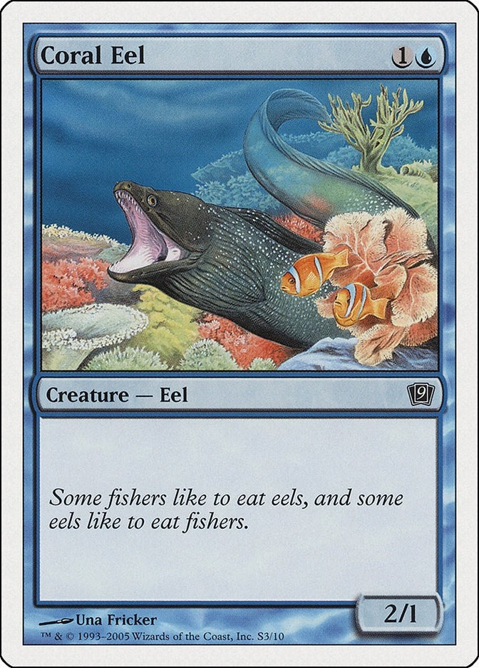 Image for Coral Eel (S3) (9th Edition) - Magic: The Gathering