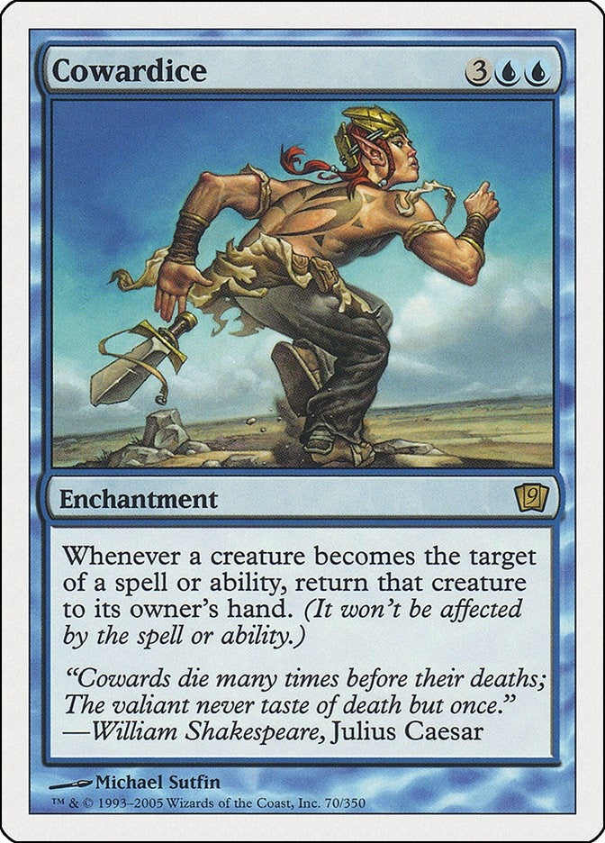 Image for Cowardice (70) (9th Edition) - Magic: The Gathering