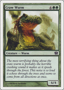 Image for Craw Wurm (233) (9th Edition) - Magic: The Gathering