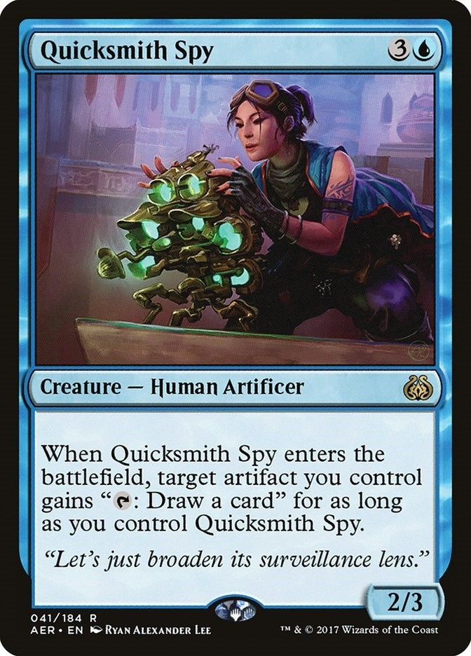 Image for Quicksmith Spy (41) (Aether Revolt) - Magic: The Gathering