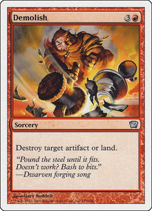 Image for Demolish (179) (9th Edition) - Magic: The Gathering