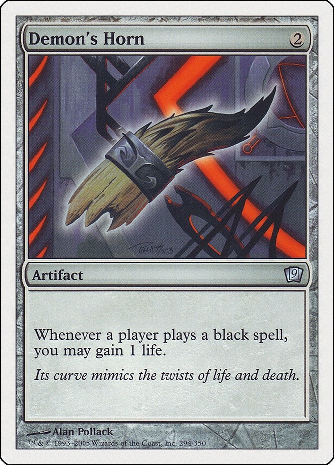 Image for Demon's Horn (294) (9th Edition) - Magic: The Gathering
