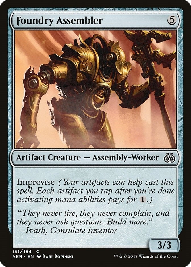 Image for Foundry Assembler (151) (Aether Revolt) - Magic: The Gathering