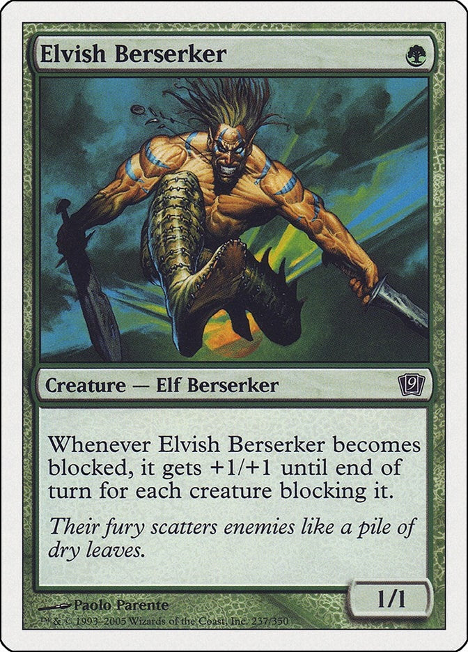 Image for Elvish Berserker (237) (9th Edition) - Magic: The Gathering