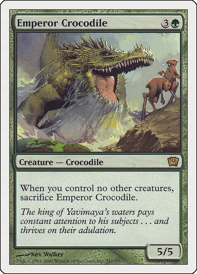 Image for Emperor Crocodile (241) (9th Edition) - Magic: The Gathering