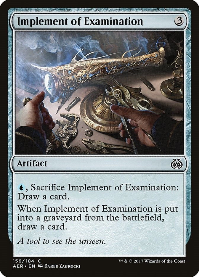 Image for Implement of Examination (156) (Aether Revolt) - Magic: The Gathering