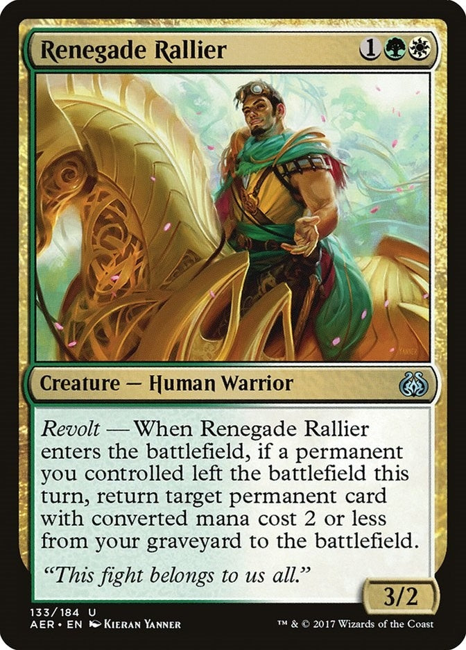 Renegade Rallier (133) (Aether Revolt)