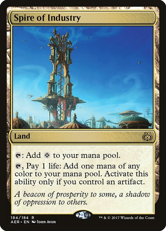 Image for Spire of Industry (184) (Aether Revolt) - Magic: The Gathering